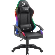 Кресло DEFENDER (64045) Factor X RGB,Черный,класс 2,PU Черный