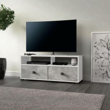 Тумба ТВ БИТЕЛ СОНИ Белый/ Ателье светлое (1 упаковка)