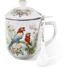 POMIDORO POMI D'ORO P260048 Parrots Кружка с заварником, 350мл