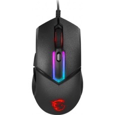 MSI Мышь проводная Clutch GM30, игровая, оптическая, USB, 6200dpi, черный [s12-0401850-d22]