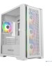 Powercase ByteFlow Micro White, Tempered Glass, 4х 120mm ARGB fans, ARGB HUB, белый, mATX (CAMBFW-A4)