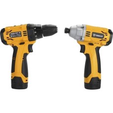 DEKO Набор электроинструмента 063-4107: гайковерт DKIS12, дрель-шуруповерт DKCD12, (2 инстр. в компл.)