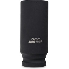 Головка торцевая AVS TOOLS Головка торцевая ударная глубокая 6-гранная 1/2''DR (24 мм) AVS H11224I