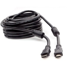 кабель CABLEXPERT Кабель HDMI CCF2-HDMI4-15M 15м, v1.4, 19M/19M, черный, позол.разъемы, экран, 2 ферр кольца, пакет (272290) {10}