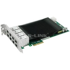 Сетевой адаптер LR-LINK Сетевой адаптер LRES2008PT PCIe 2.1 x4, Intel i350, 8*RJ45 1G NIC Card, Dual Slot (302359)
