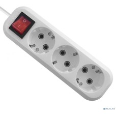 Defender Удлинитель L330 16 А, 15 м [99358] выключатель, с заземлением