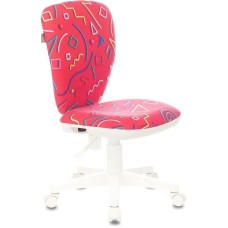 БЮРОКРАТ Кресло детское KD-W10, ткань, до 100кг, пружинно-винтовой, малиновый