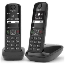 Радиотелефон GIGASET Радиотелефон AS690 DUO, черный [l36852-h2816-m201]