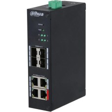 Коммутатор DAHUA Коммутатор DH-HS4408-4ET-96 (L2) 4x100Мбит/с 4x1Гбит/с 4SFP 4PoE 96W управляемый