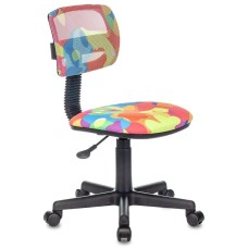 БЮРОКРАТ Кресло детское CH-299 мультиколор абстракция сетка/ткань крестов. пластик