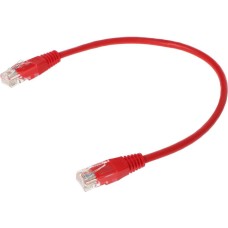 LANMASTER Патч-корд TWT-45-45-0.3-RD RJ-45 вил.-вилка RJ-45 кат.5E 0.3м красный ПВХ (уп.:1шт)