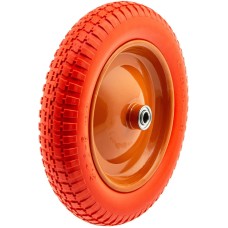PALISAD Колесо полиуретановое 3.00-8, длина оси 90 мм, подшипник 16 мм 68975