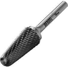 DENZEL Борфреза по металлу твердосплавная, коническая закругленная, тип-L, 16 мм 72073