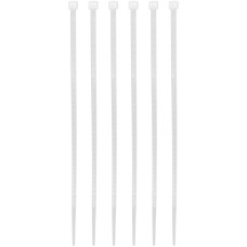 СИБРТЕХ Хомуты, 200 x 3.6 мм, пластиковые, белые, 100 шт 45527