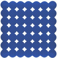 MULTIDOM Коврик для душа массажный, 43х45 см (синий) ПТ72-68