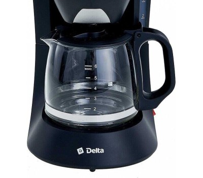 Кофеварка DELTA DL-8153 black