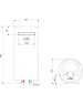 Водонагреватель накопительный электрический ARISTON BLU1 ECO ABS PW 65 V SLIM 3700556