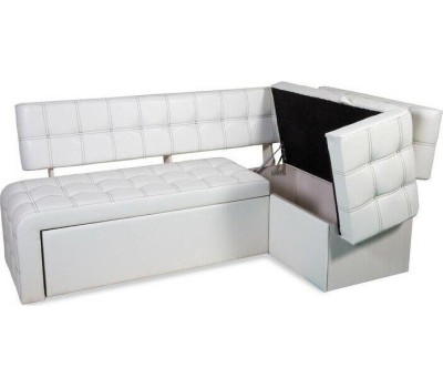 Диван кухонный угловой БИТЕЛ Прага Милк