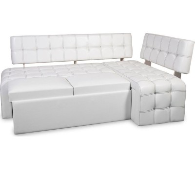 Диван кухонный угловой БИТЕЛ Прага Милк