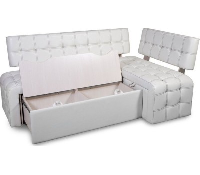 Диван кухонный угловой БИТЕЛ Прага Милк