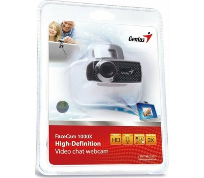 Веб-камера GENIUS (32200003400) FaceCam 1000X v2, черный
