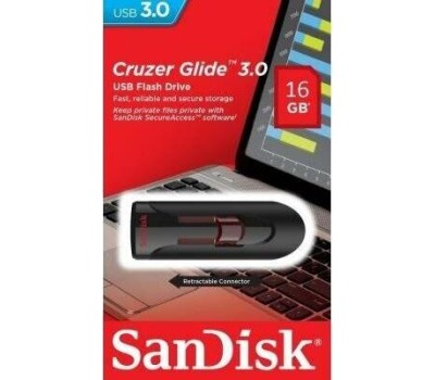 флешка SANDISK 16GB Cruzer Glide USB 3.0 (SDCZ600-016G-G35)