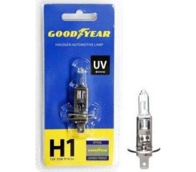 Лампа галогенная GOODYEAR GY011121 лампа галогенная автомобильная Н1 12V 55W P145s (блистер)