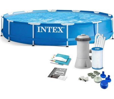 Бассейн каркасный INTEX Бассейн каркасный 366х76см.+фильтр-насос . (в коробке) Арт.28212NP