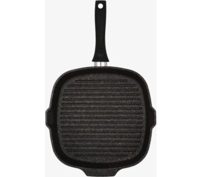 Сковорода-гриль KUKMARA сгкго280а 28см без крышки, черный Granit ultra original