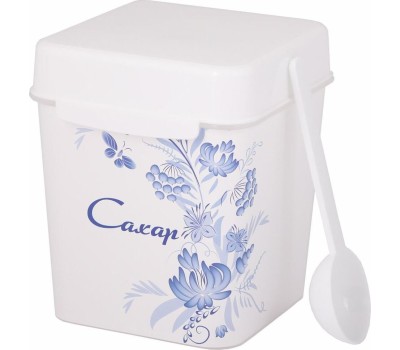 Емкость для хранения АЛЬТЕРНАТИВА М7808 Шале 1,2л (сахар)(с ложкой)