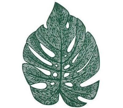 РЫЖИЙ КОТ Салфетка сервировочная PVR-08 Лист, 33*45 см