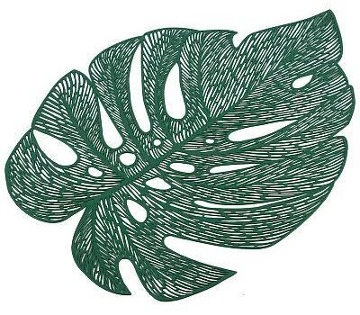 РЫЖИЙ КОТ Салфетка сервировочная PVR-08 Лист, 33*45 см