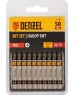 Набор бит DENZEL Набор бит PH2х50, сталь S2, шестигранный профиль, 10 шт. 11649