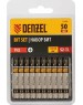 Набор бит DENZEL Набор бит PH2х50, сталь S2, шестигранный профиль, 10 шт. 11649