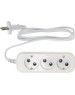 Удлинитель BURO BU-PSL3.1/W 1.5м (3 розетки) белый (пакет ПЭ)