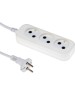 Удлинитель BURO BU-PSL3.1/W 1.5м (3 розетки) белый (пакет ПЭ)