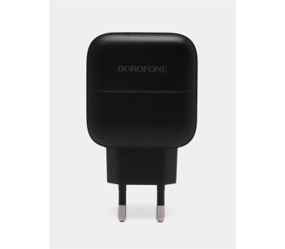 СЗУ BOROFONE (6931474727336) BA46A Black СЗУ 1USB 3.0A QC3.0 быстрая зарядка