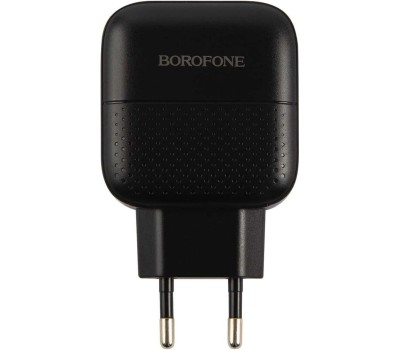СЗУ BOROFONE (6931474727336) BA46A Black СЗУ 1USB 3.0A QC3.0 быстрая зарядка
