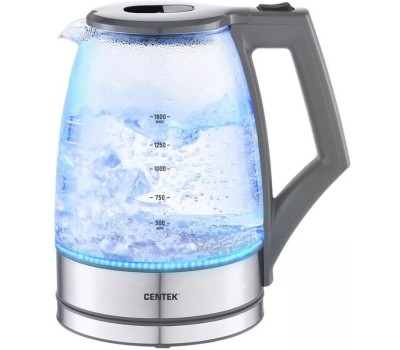 Чайник электрический CENTEK CT-0014 Gray (1,8л. стекло)