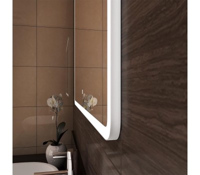 Зеркало САНАКС 45210 Зеркало 800 х 600 мм, сенсорное, с внутренней LED подсветкой