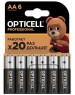 OPTICELL AA Батарейка Professional LR6, 6 шт