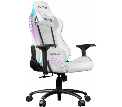 Кресло компьютерное игровое KFA2 Мебель Gaming Chair 01 RGB SE White