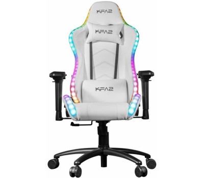 Кресло компьютерное игровое KFA2 Мебель Gaming Chair 01 RGB SE White
