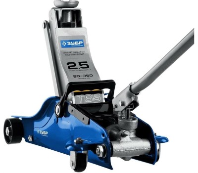 Домкрат ЗУБР T65 43057-2.5-K 2.5т, кейс