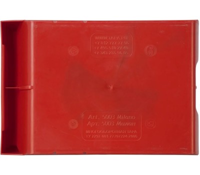 Ящик ТАРА.РУ Milano 5003 красный 350х230х150 PP (10038)