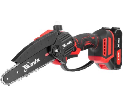 Пила цепная аккумуляторная MTX Цепная мини-пила аккумуляторная, MCS-150, шина 150 мм, Li-Ion, 20 В //