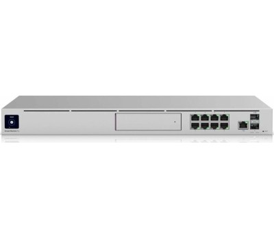 UBIQUITI UDM-Pro Маршрутизатор, UniFi Dream Machine Pro, 1*10G SFP+, 8*1GbE RJ45 LAN ports, 1*10G SFP+, 1* 1GbE RJ45 WAN ports, 3.5