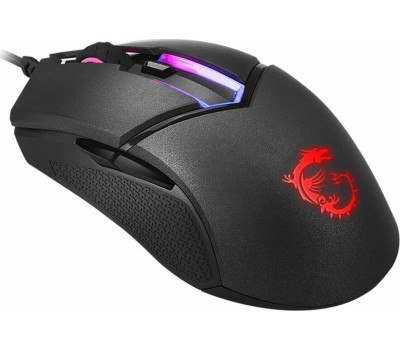MSI Мышь проводная Clutch GM30, игровая, оптическая, USB, 6200dpi, черный [s12-0401850-d22]