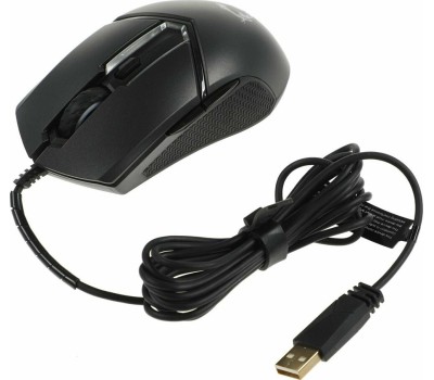 MSI Мышь проводная Clutch GM30, игровая, оптическая, USB, 6200dpi, черный [s12-0401850-d22]