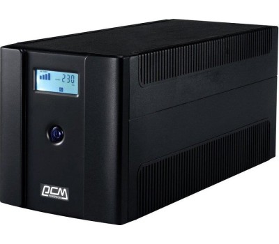 PowerCom Raptor RPT-2000AP LCD ИБП {Line-Interactive, 2000VA/1200W, Tower, 4xEURO, LCD, USB}{1107537}